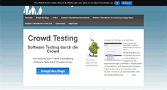 Desktop Screenshot of crowdtesting.biz