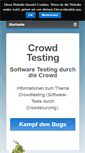 Mobile Screenshot of crowdtesting.biz