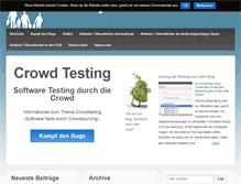 Tablet Screenshot of crowdtesting.biz